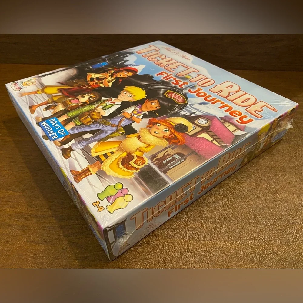 Ticket to Ride: First Journey Train Adventure Board Game — Days Of Wonder NEW